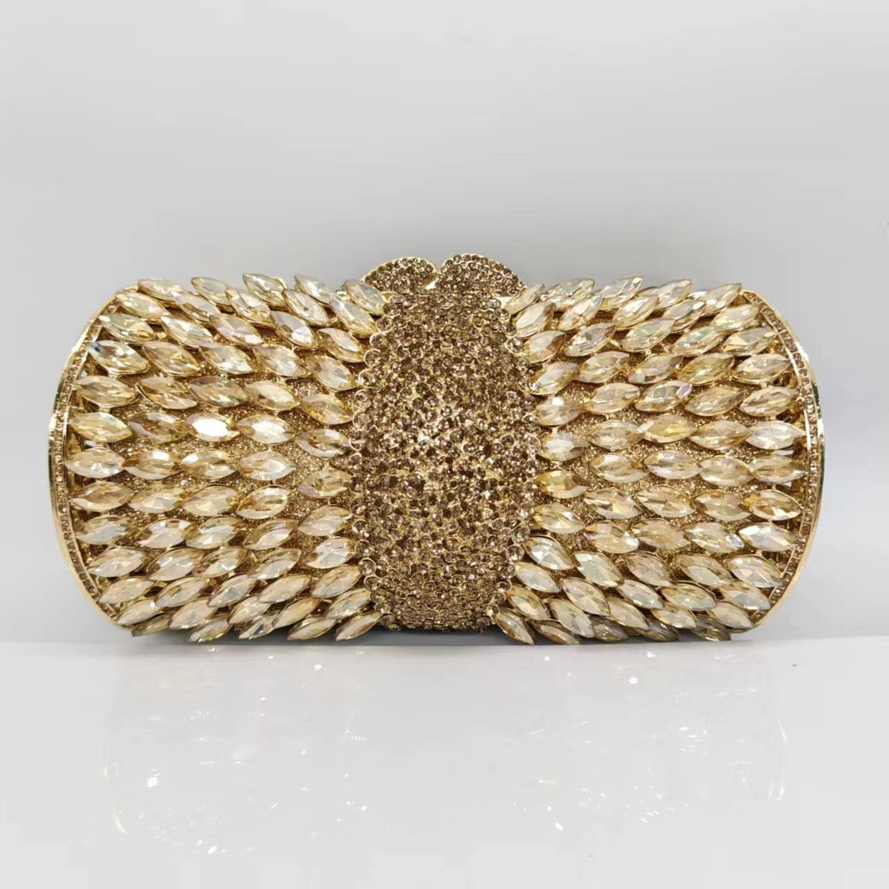 Women's Attractive Diamond Banquet Full Clutch Evening Bags