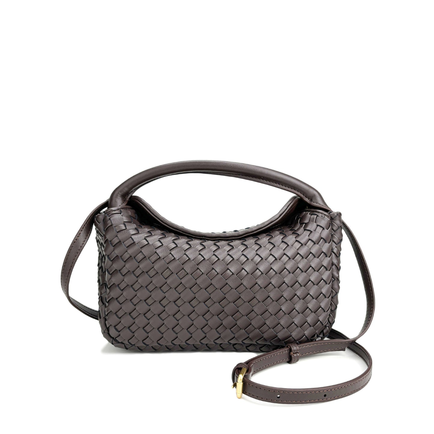 Street Trend Simple Rhombus Handmade Braided Crossbody Bags