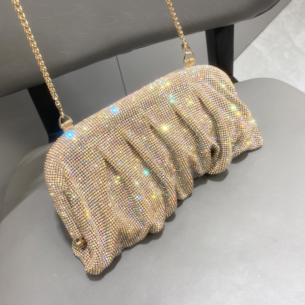 Women's Shiny Rhinestone Clutch Crystal Diamond Dinner Handbags