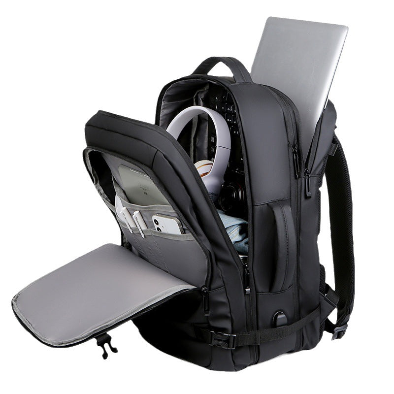 Women's & Men's & Large Capacity Expansion Extended Charging Waterproof Backpacks