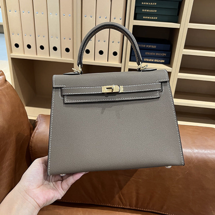 Women's Second Generation Palm Print Kelly Leather Fashion Pouches Mini Shoulder Bags