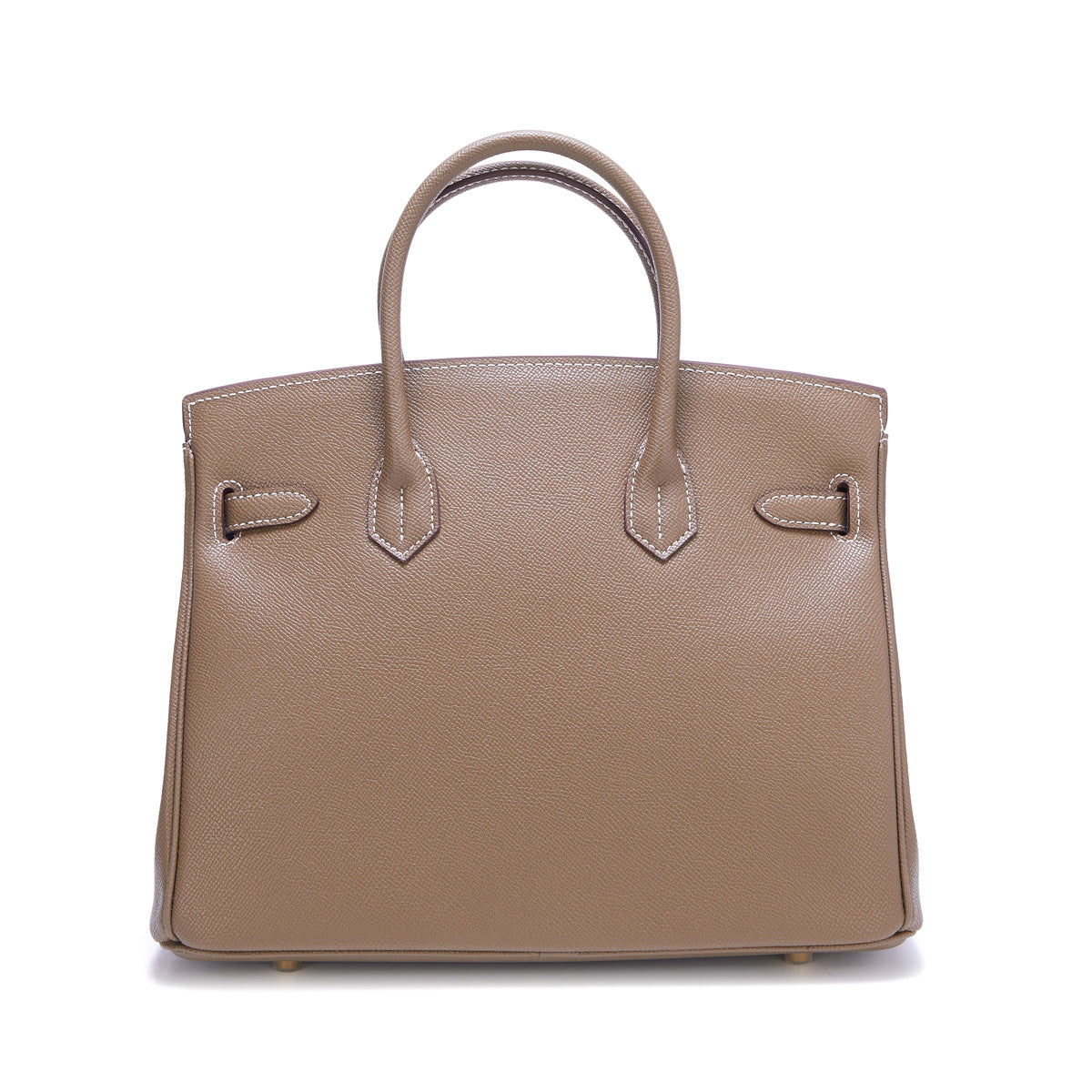 Women's Fashionable Elegant Palm Print Genuine Leather Textured Western Style Handbags