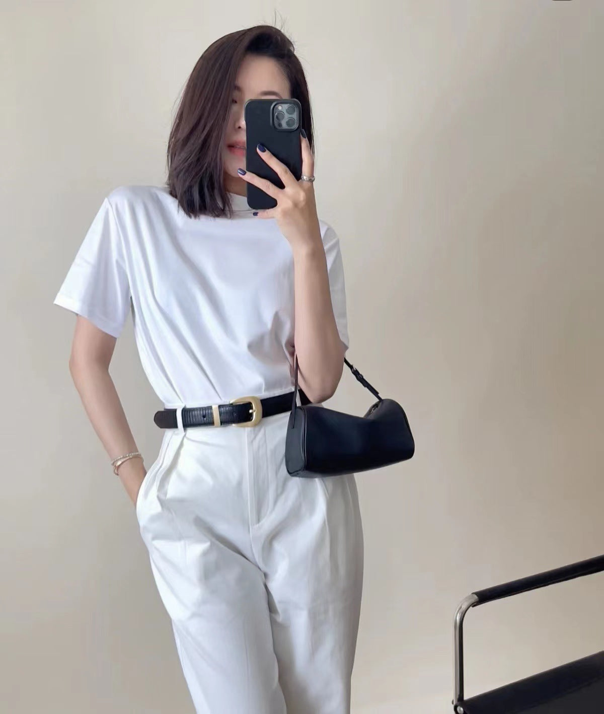 Women's High-grade Niche Leather Suede Pen Mini Genuine Handbags