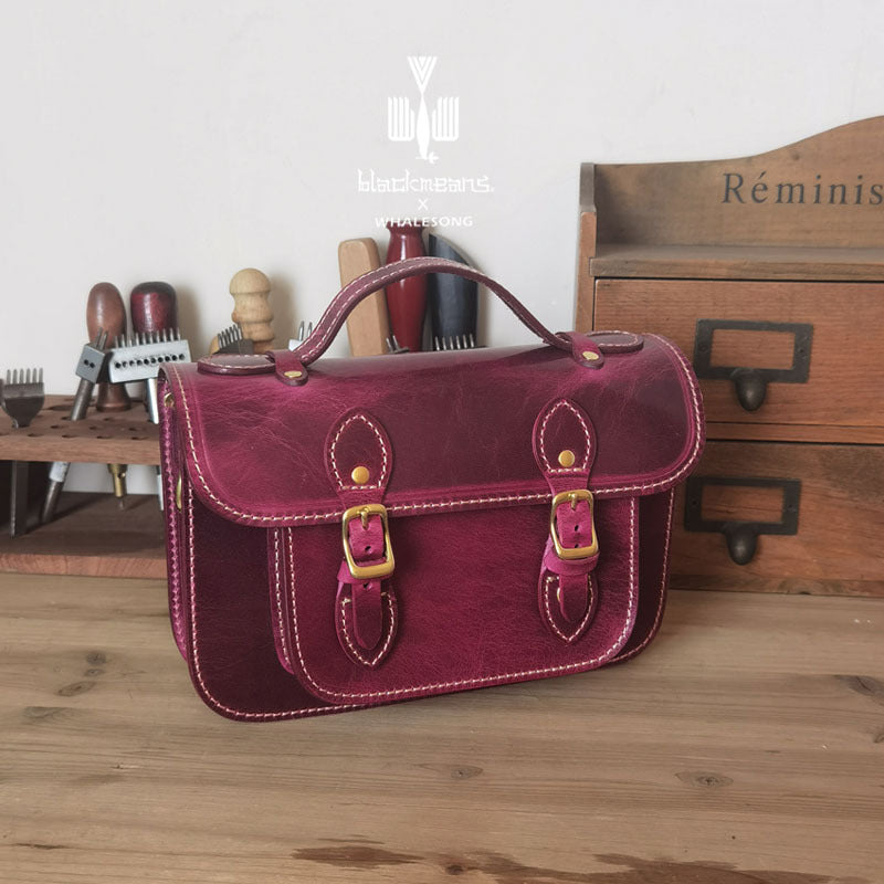 Women's Genuine Leather National Fashion First Layer Crossbody Bags