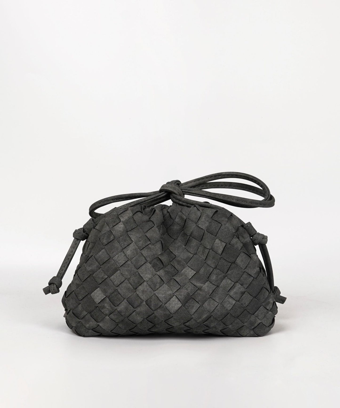 Large Size Cloud Woven Capacity Clip Crossbody Bags