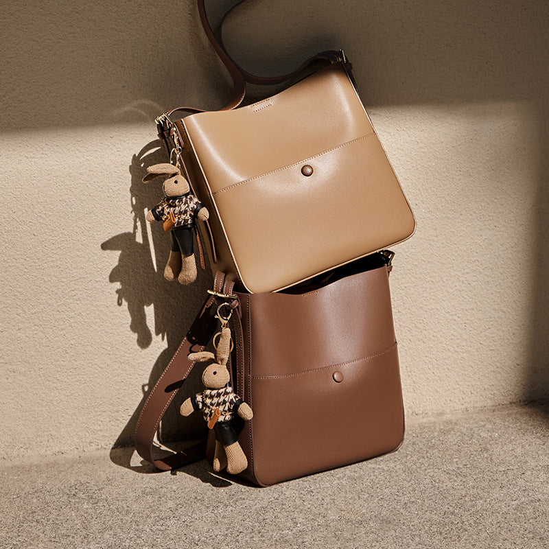 Women's Unique Large Capacity Genuine Leather Shoulder Bags