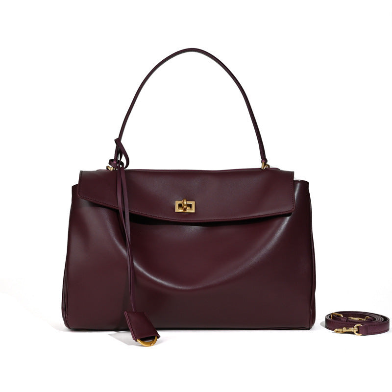 Women's Summer Genuine Leather High-grade Underarm Commuter Shoulder Bags