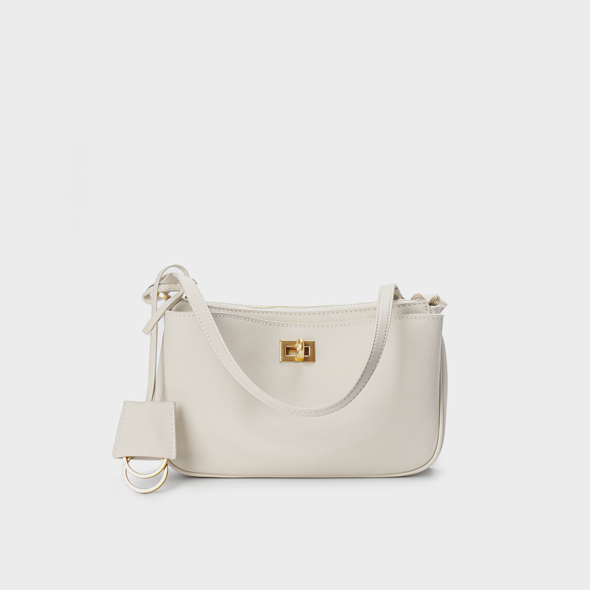 Niche Genuine Leather Kelly Underarm Mahjong Bags