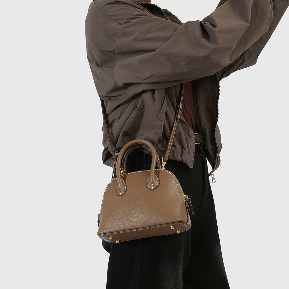 Women's Elegant Shell Bowling Boston Portable Bags