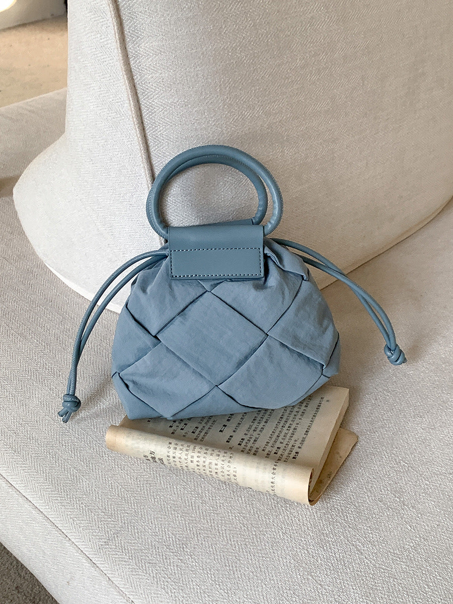 Women's Woven Creative Design Portable Cloth Fashion String Crossbody Bags