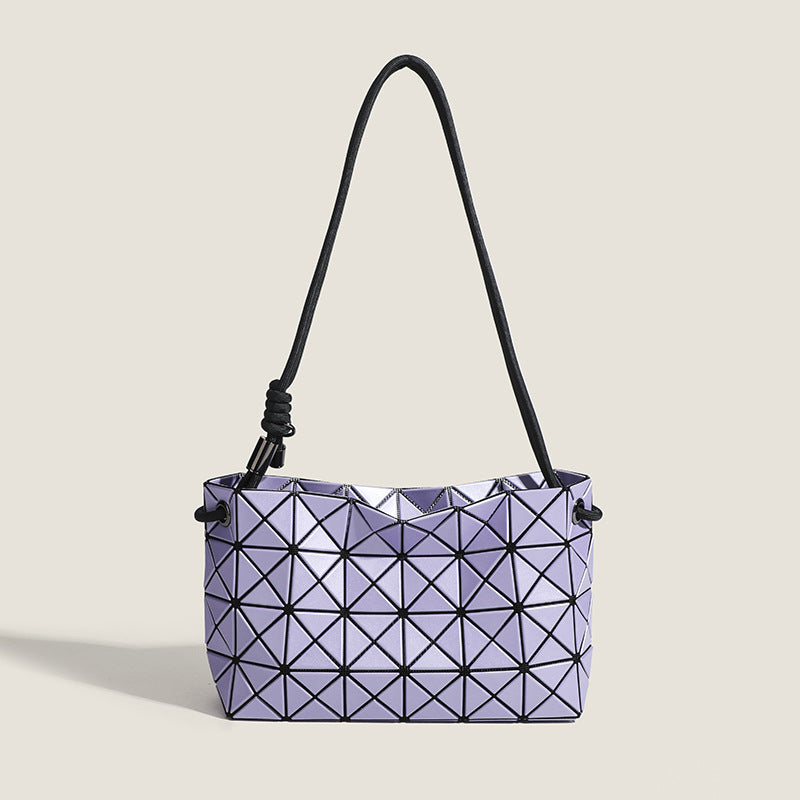 Style Matte Fashion Commuter Geometric Diamond Shoulder Bags