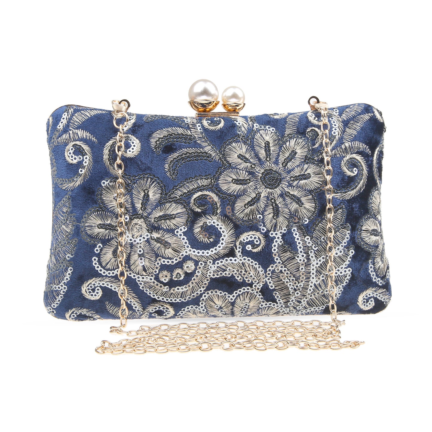 Women's Sequin Retro Banquet Clutch Dinner Compartment Evening Bags