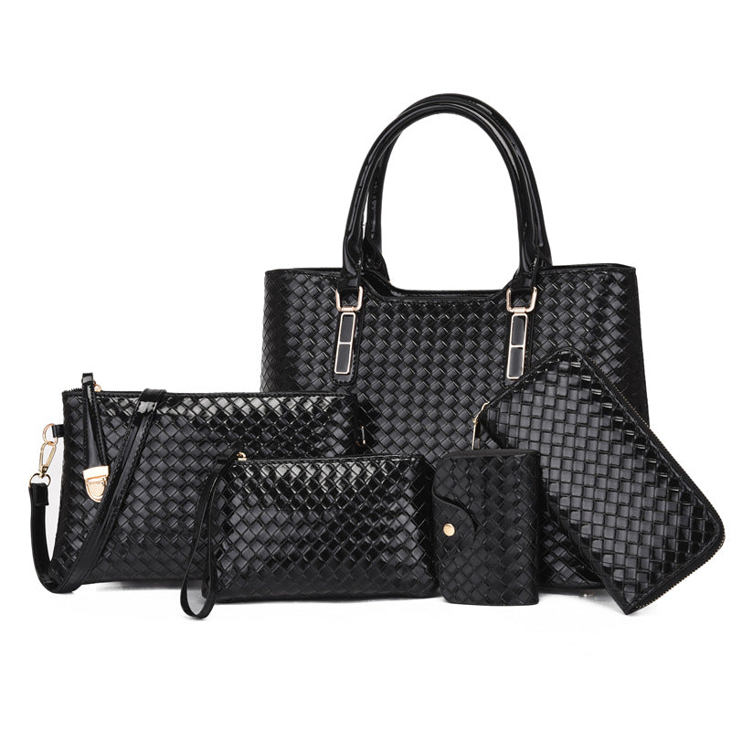 Women's Korean Style Fashion Large Capacity Woven Bags