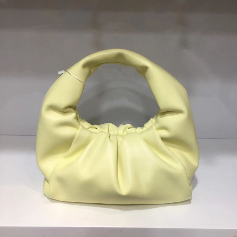 Women's Minority Pleated Clutch Cowhide Soft Leather Shoulder Bags