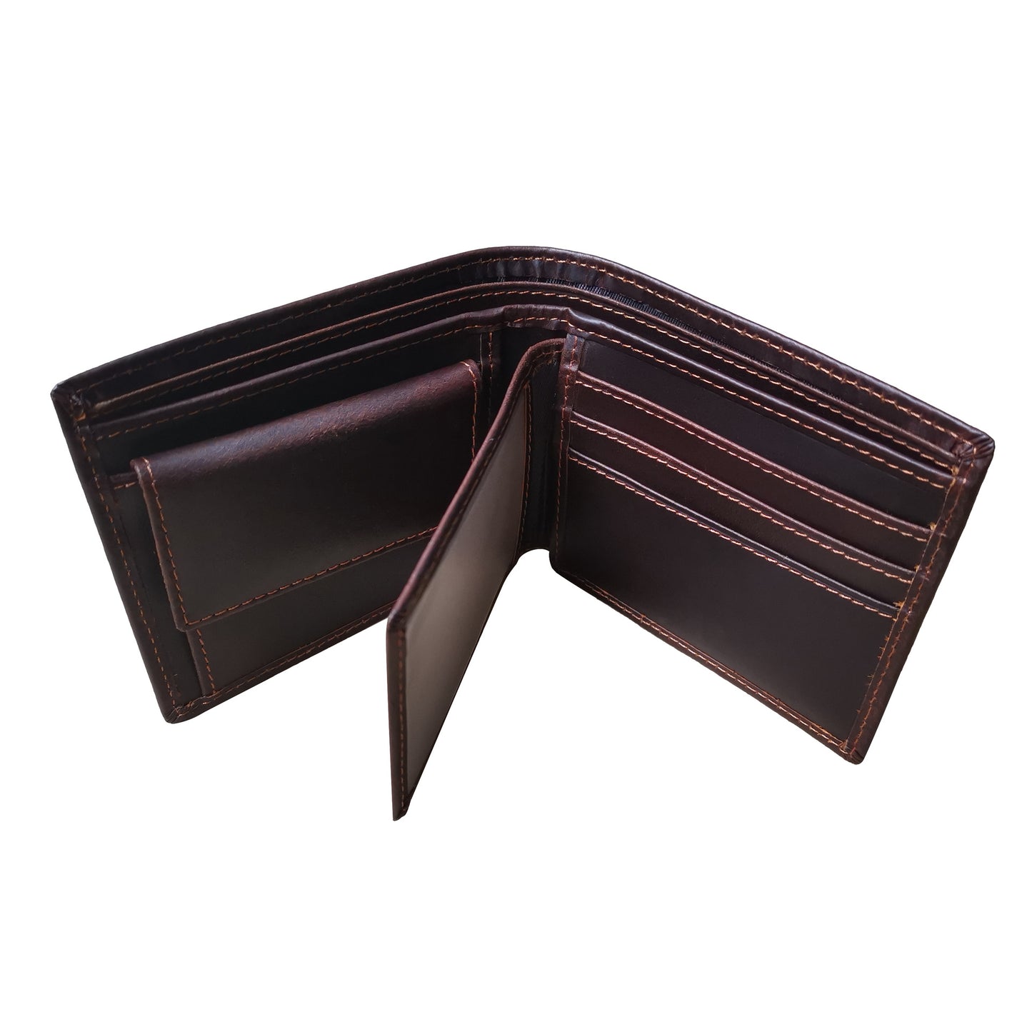 Men's Crazy Horse Leather Genuine Cattlehide Surface Men's Wallets