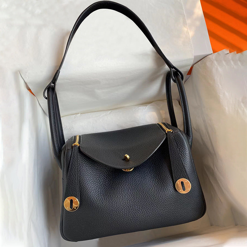 Women's Hand Sewing Wax Line Lindi Doctor Crossbody Bags