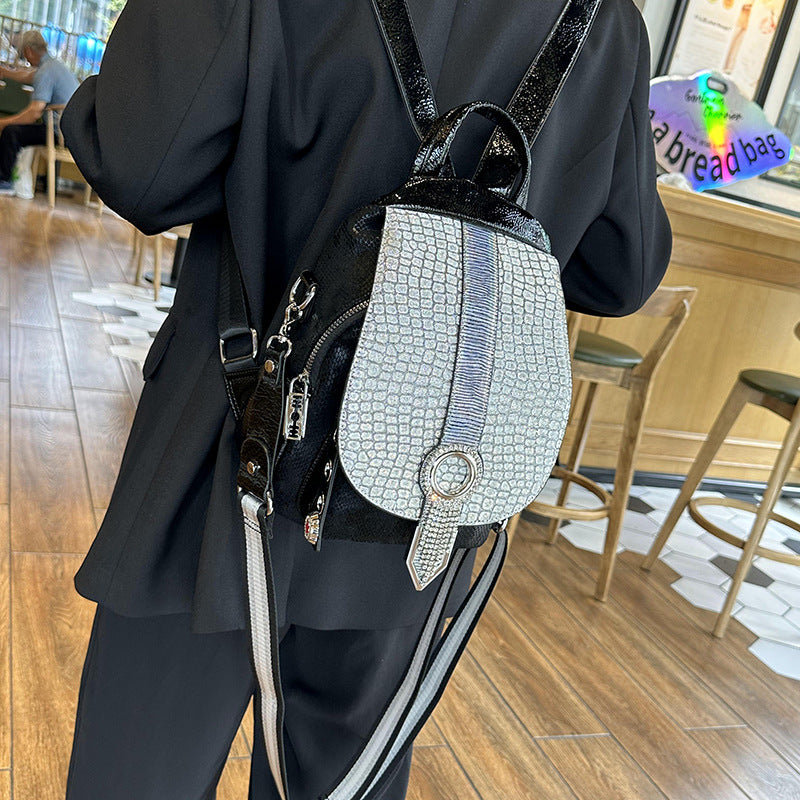 Women's Rhinestone Diamond Tassel Korean Fashion Trendy Backpacks