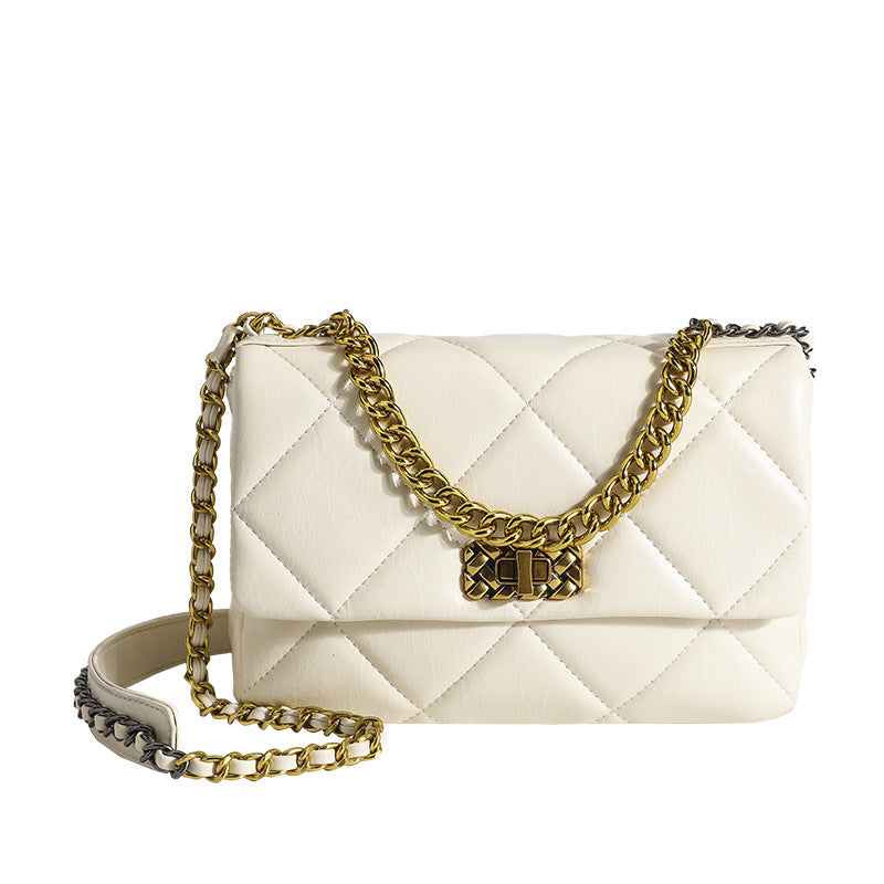 Women's Classic Style Diamond Pattern Chain Fashion Shoulder Bags