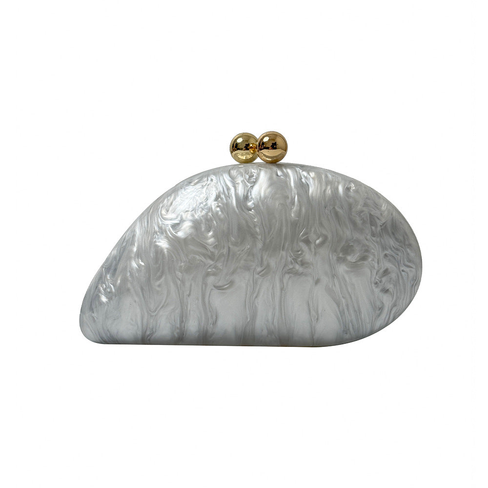 Women's Acrylic Wedding Banquet Clutch Chain Bags