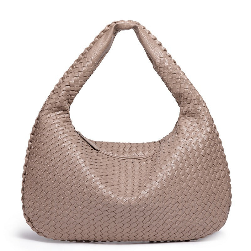 Women's Large Capacity Retro Simple Handmade Fashion Shoulder Bags