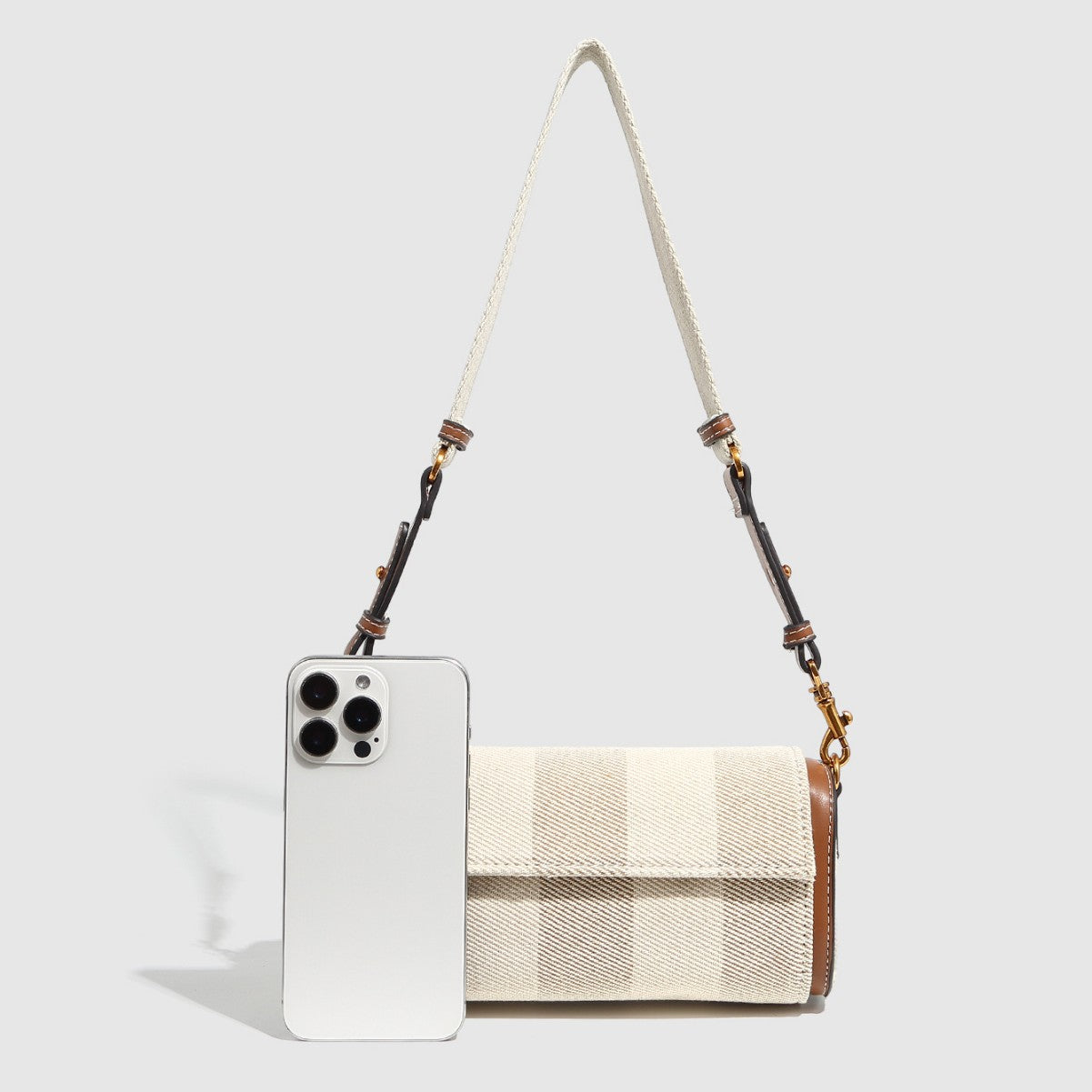 Women's Advanced Texture Design Cylindrical Pillow Crossbody Bags