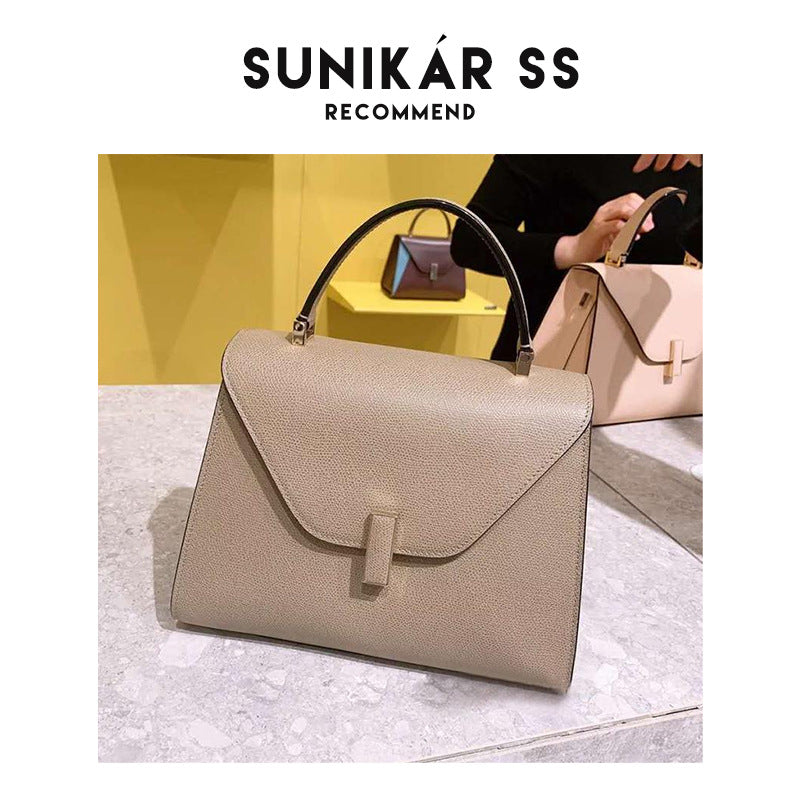 Women's Genuine Leather White Cowhide Kelly Callie Shoulder Bags