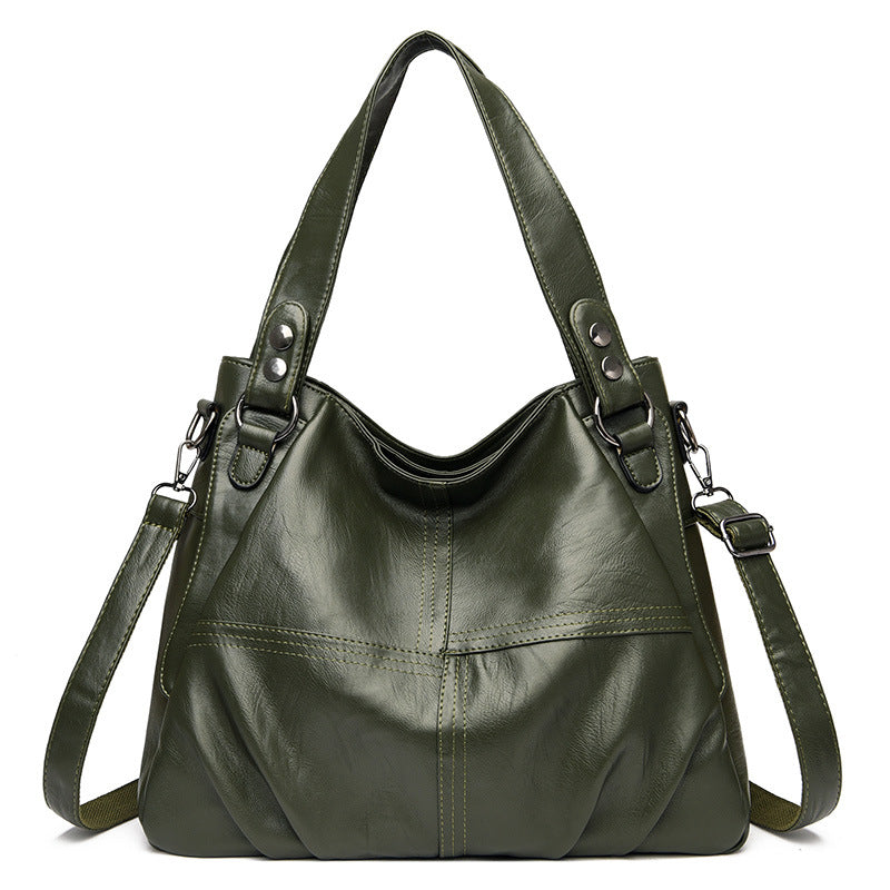 Women's Large Capacity Pleated Fashion Versatile Shoulder Bags