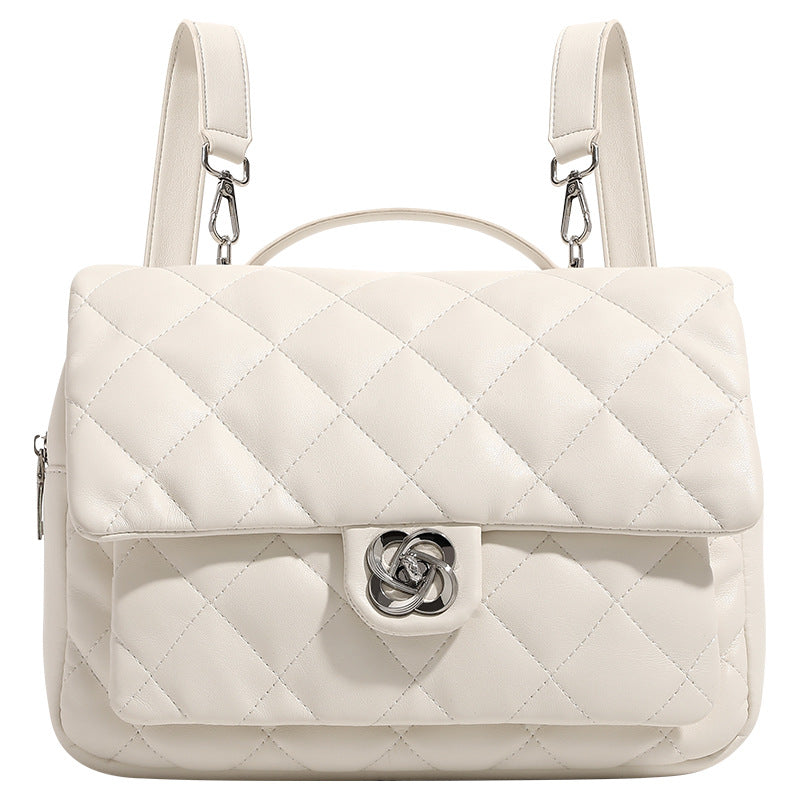 Women's Classic Style Fashionable Rhombus Versatile Large Bags