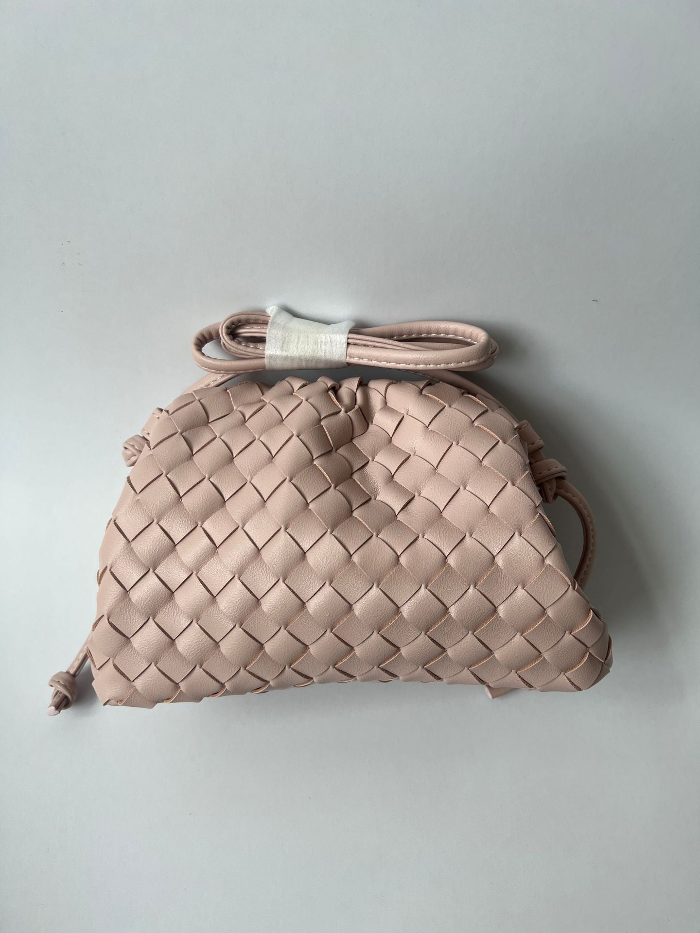 Women's Niche Woven Cloud Hand-held Soft Leather Dumpling Handbags