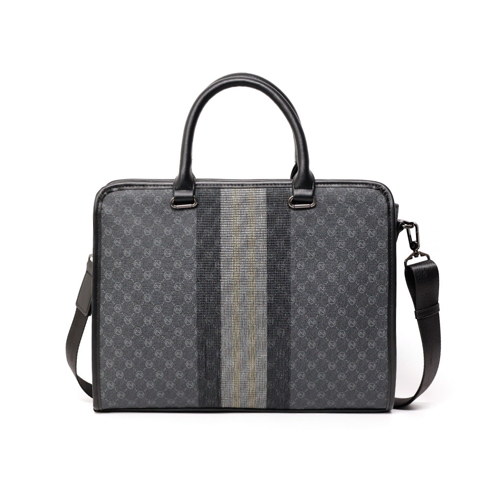 Men's Stitching Woven Business Computer Batch Bags