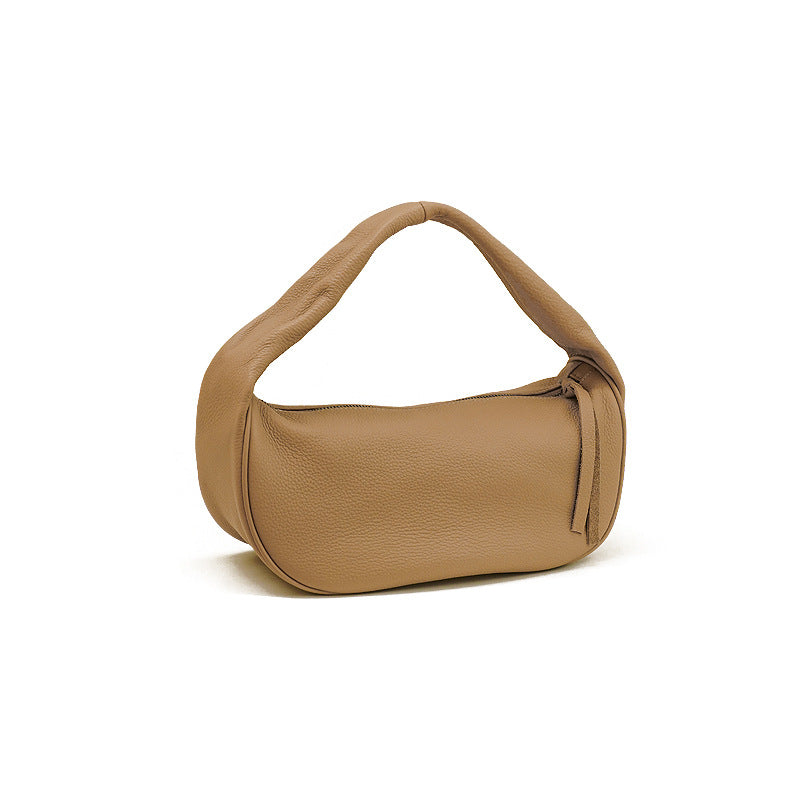 Women's Layer Cowhide Hand Soft Solid Color Bags
