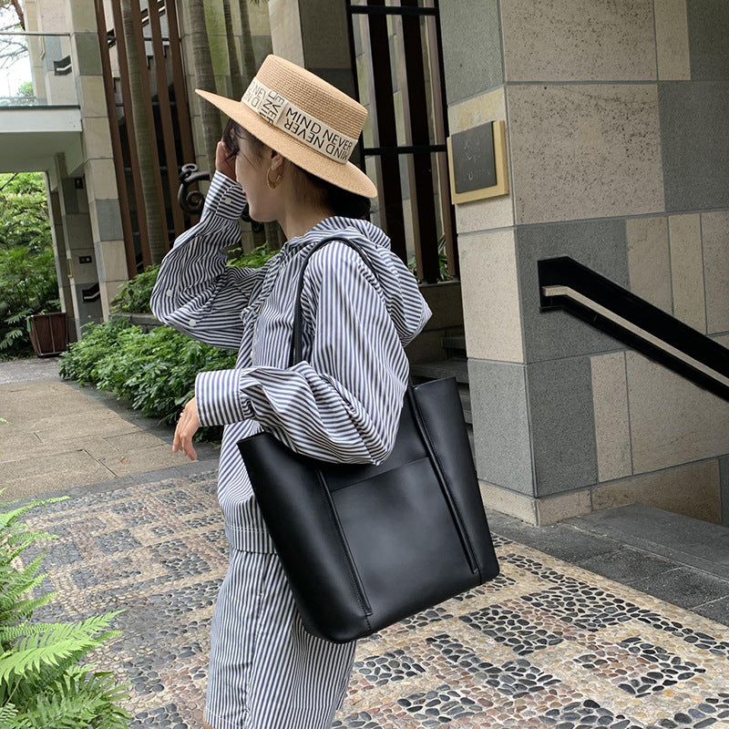 Women's Leather Big Cowhide Large Capacity Summer Shoulder Bags