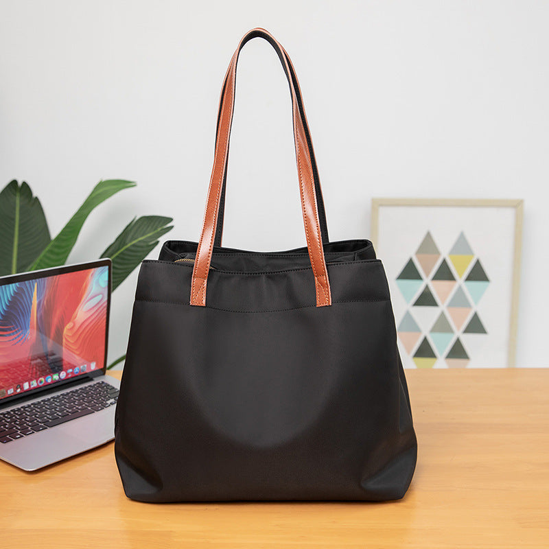 Women's Oxford Cloth Large Capacity Totes Fashionable Shoulder Bags