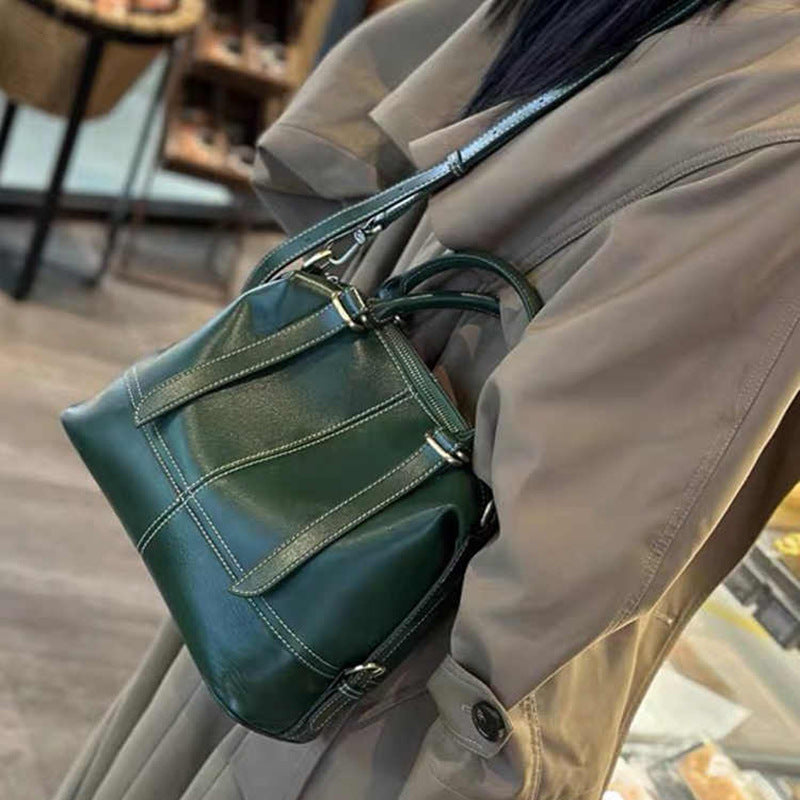 Women's Cowhide Large Capacity High-grade Elegant Handbags