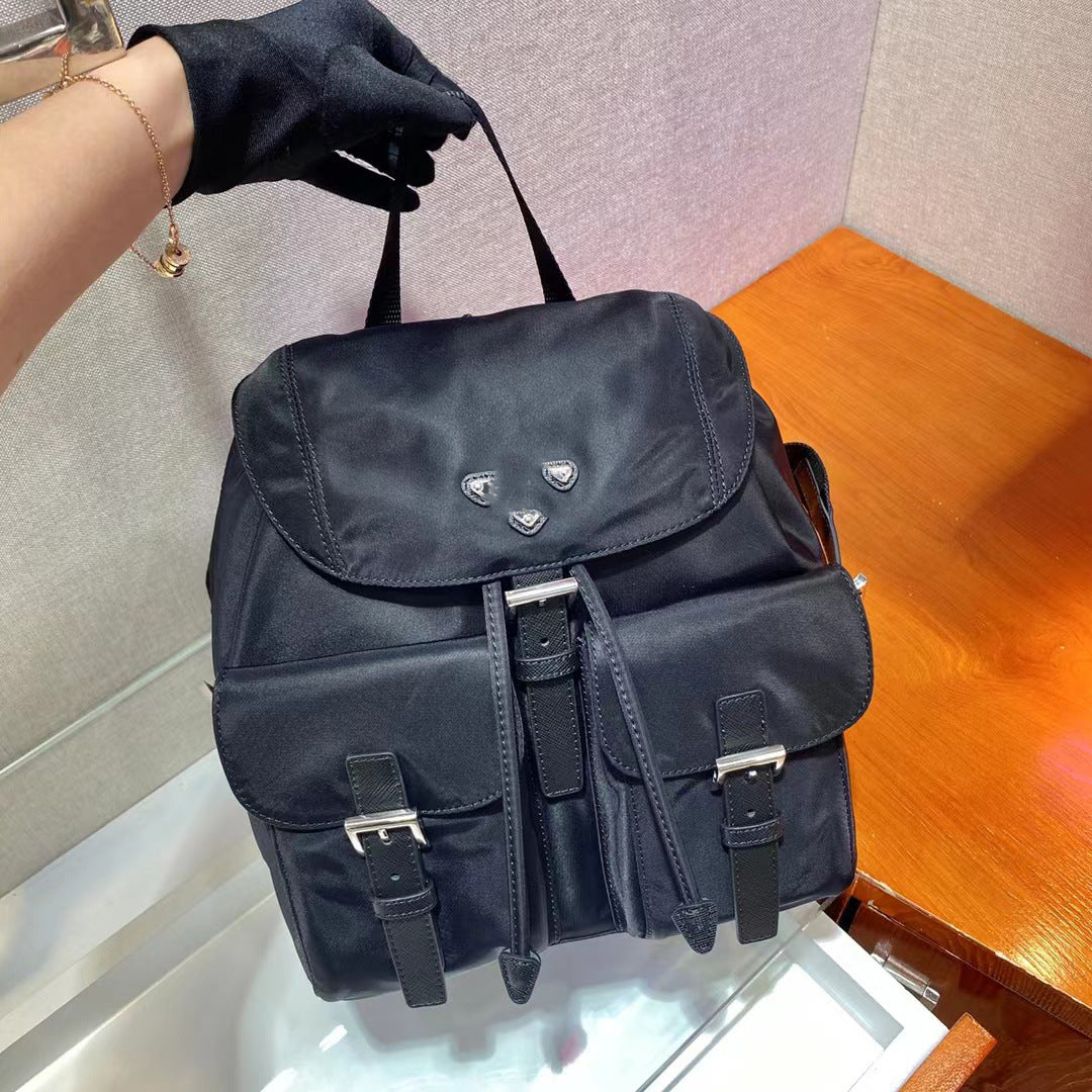 Women's P's Nylon High Quality Parachute Drawstring Backpacks
