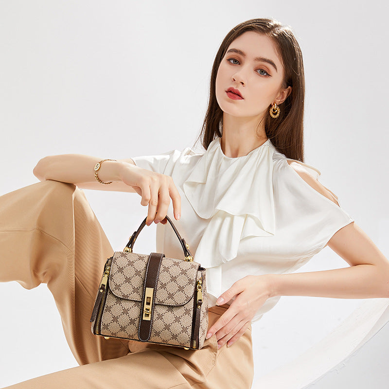 Women's Genuine Leather Retro Portable Fashion Shoulder Bags