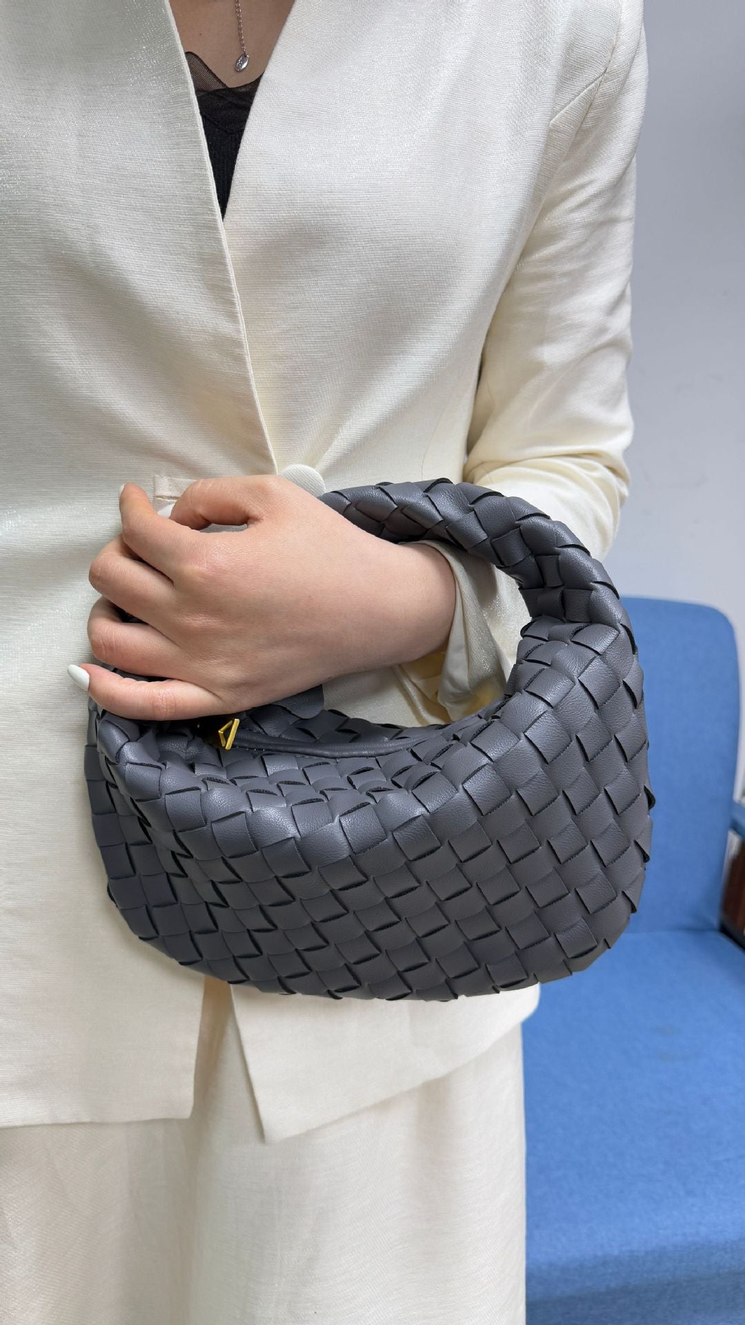Women's Home Woven Underarm Leisure Versatile Dumpling Bags