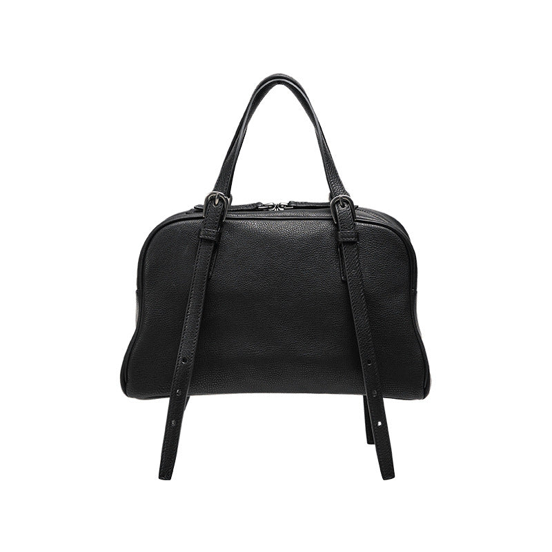 Women's Vegetable Tanning Leather Bowling Advanced Retro Shoulder Bags