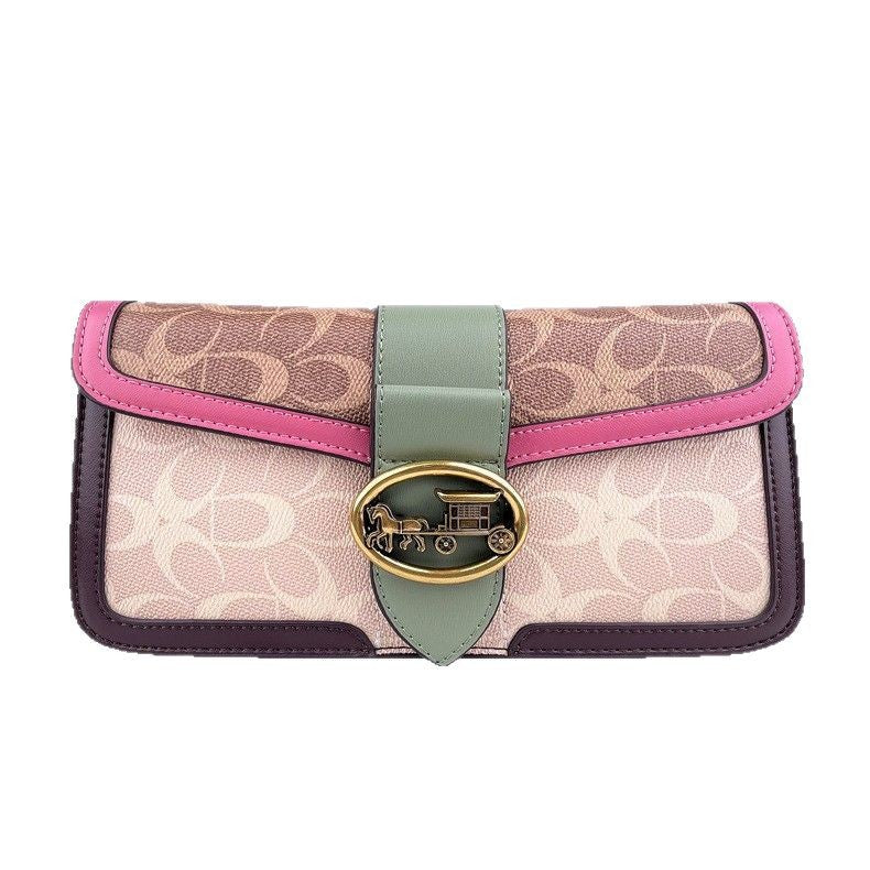 Design Underarm Baguette Presbyopic Trendy Contrast Shoulder Bags