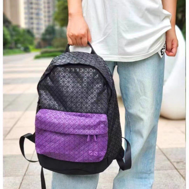Geometric Rhombus Silicone Male Female Computer Bags