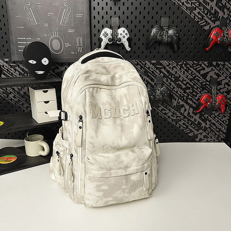 Work Clothes Trendy Couple Large Capacity Junior High Backpacks