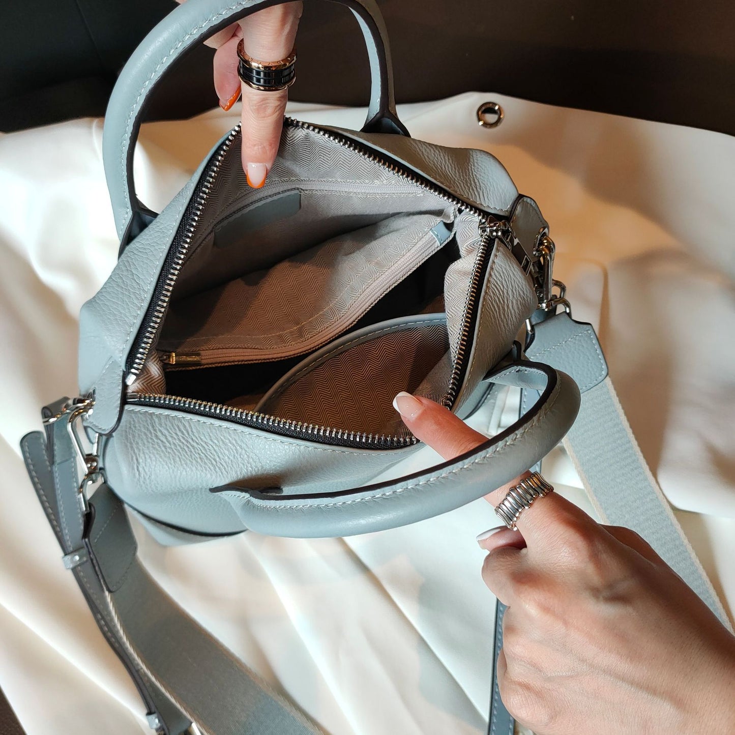 Women's Simple Cowhide Dumpling Retro For High Bags