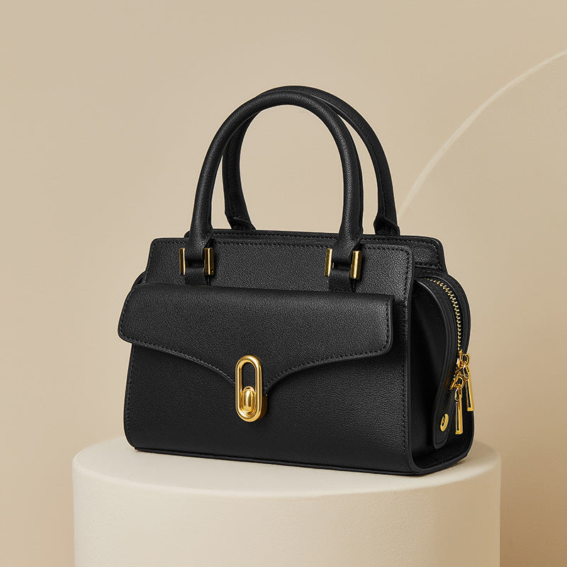 Women's Retro Easy Matching Cowhide Advanced Texture Crossbody Bags