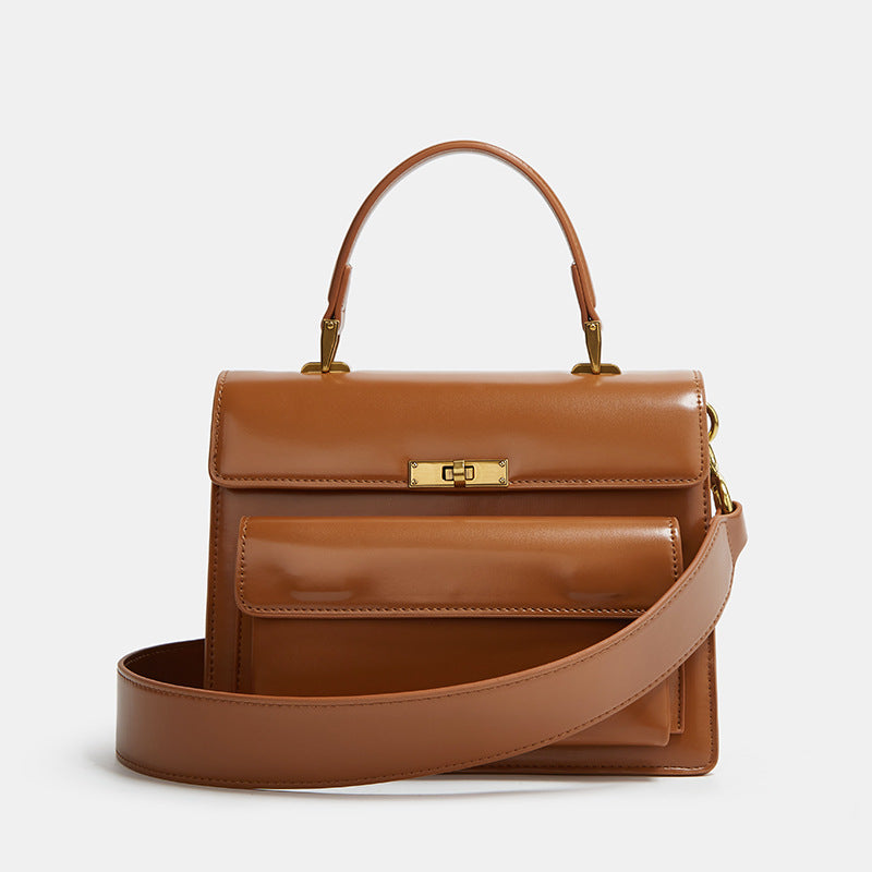 Women's Simple Versatile Fashion Wide Strap Crossbody Bags