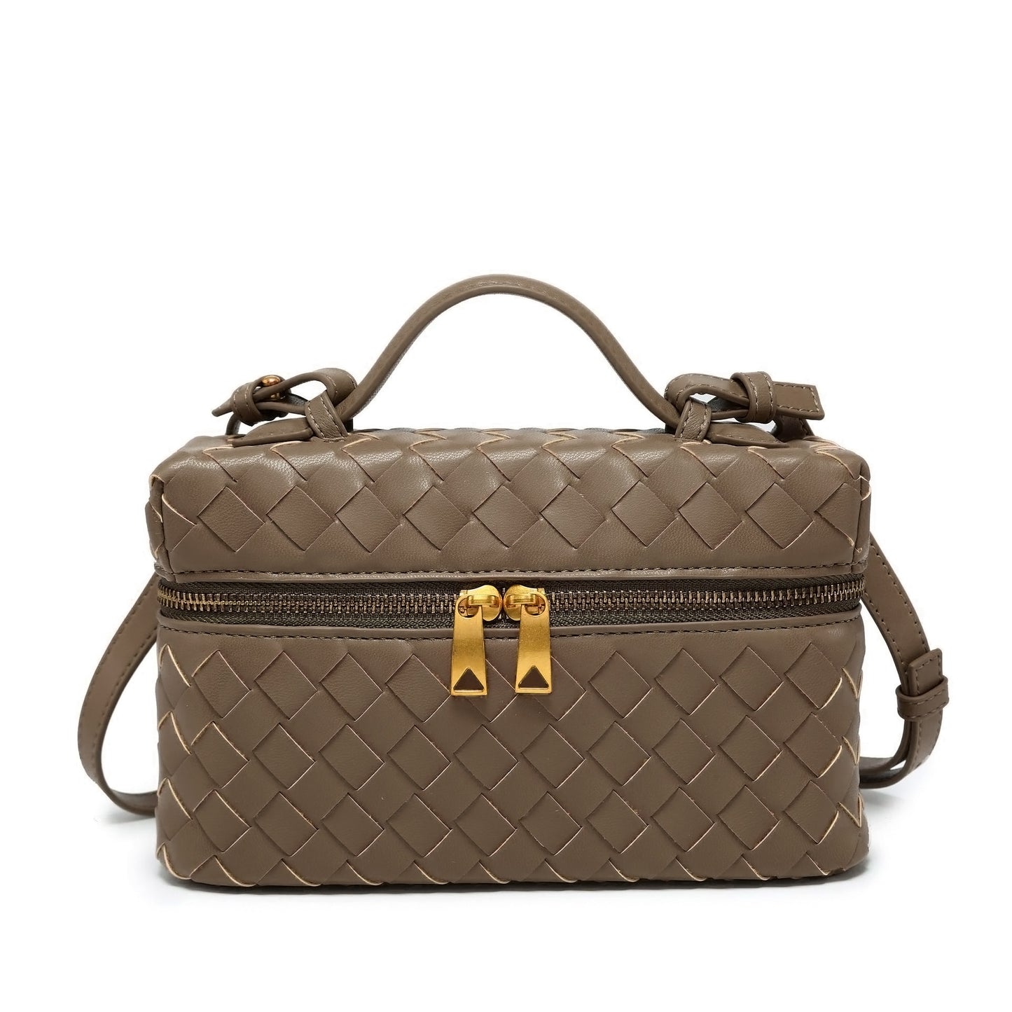 Women's Woven Box Lunch Retro Fashion For Handbags