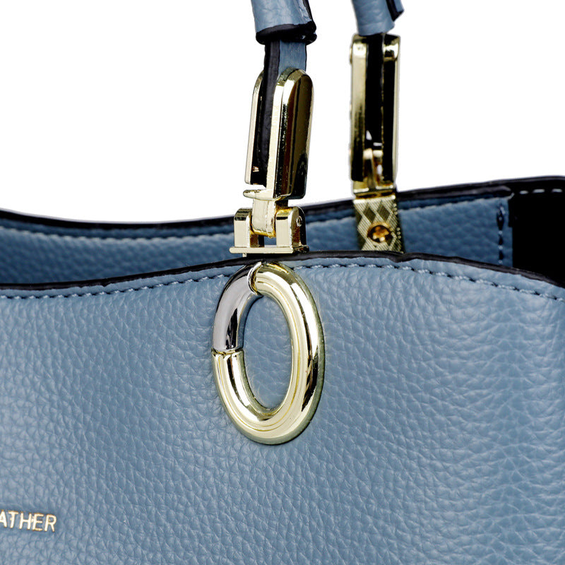 Women's Cool Simple Soft Leather Mother Handbags