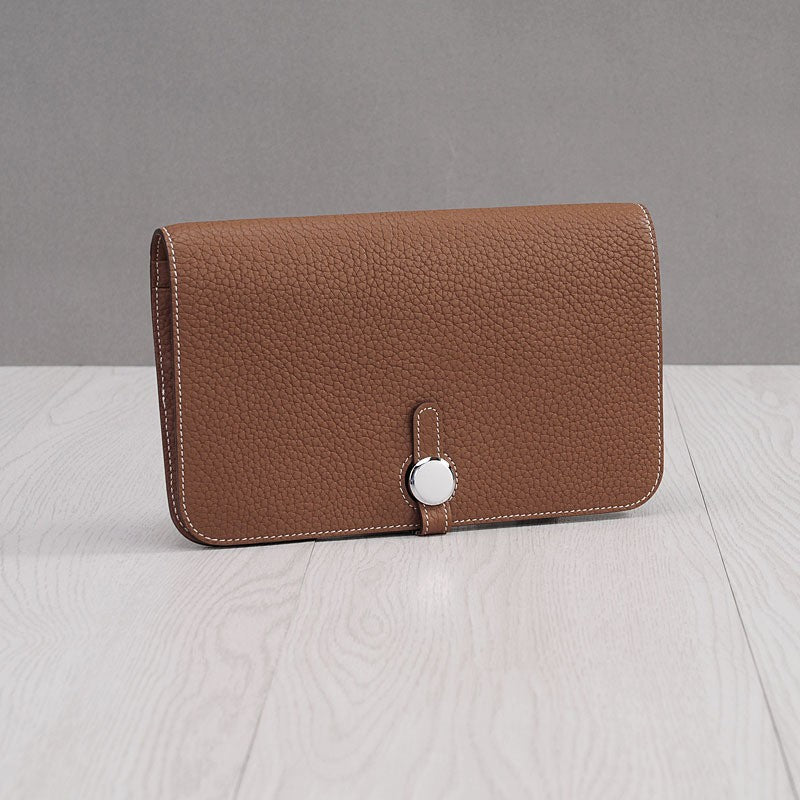 Women's Leather Fashion Large Capacity First Layer Ladies Wallets