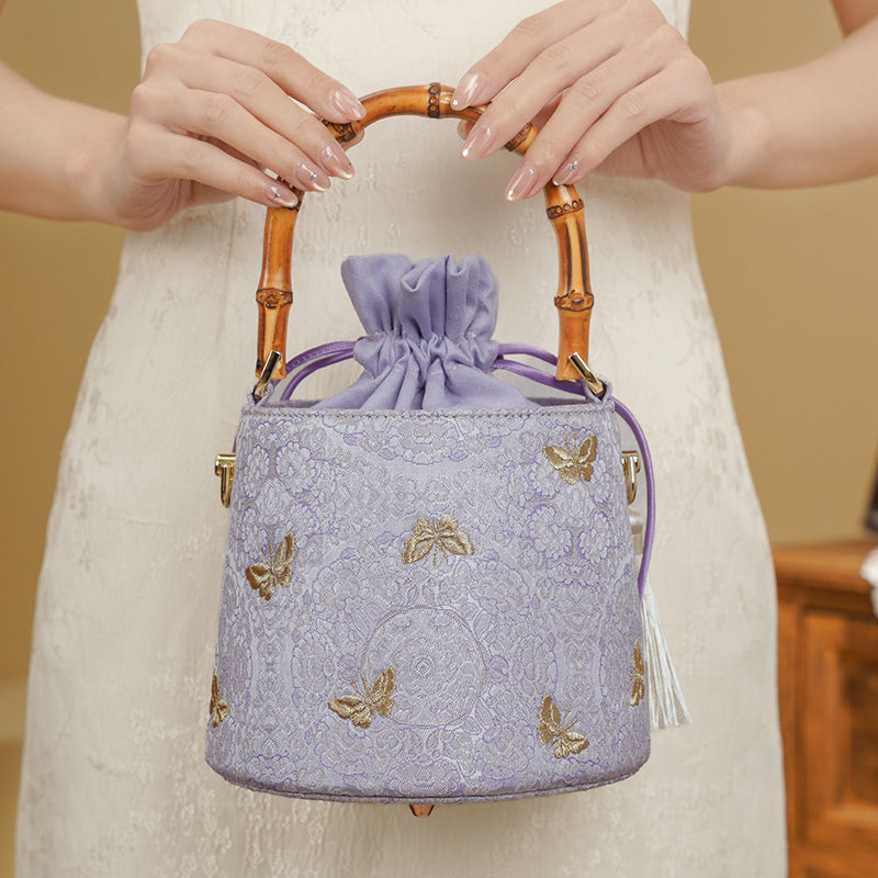 Garden Embroidered Ancient Style Cheongsam Banquet Handbags
