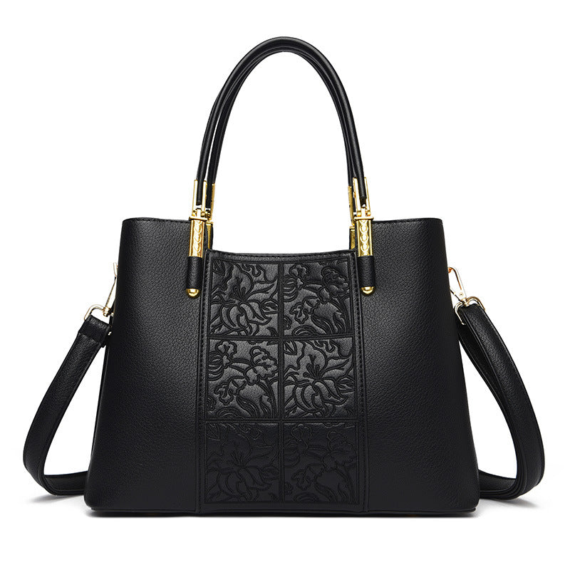 Women's Chinese Style Embroidery High Sense Mother Handbags