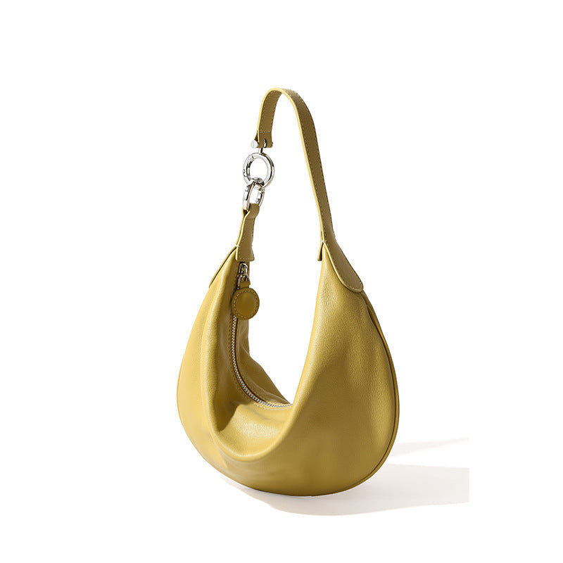 Women's Leather Autumn Underarm Light Luxury High-grade Handbags